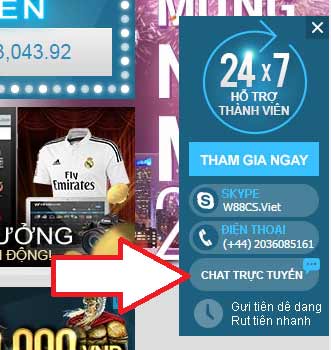 huong dan nap tien vao w88