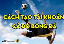 CÁCH LẬP TÀI KHOẢN CÁ ĐỘ BÓNG ĐÁ QUA MẠNG TẠI W88