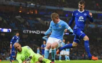 Kết quả tứ kết FA Cup: Man City nhọc nhằn thắng Everton trên sân khách