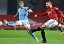 Thua “sốc” Man Utd tại Etihad, Man City chấm dứt chuỗi thắng của mình