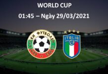 Soi kèo Bulgaria vs Italia, lúc 01h45 ngày 29/3- VLWC KV Châu Âu
