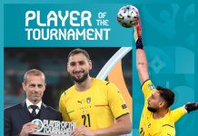 Donnarumma trở thành cầu thủ xuất sắc nhất EURO 2020