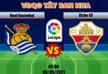 Soi kèo Real Sociedad vs Elche, lúc 2h00 ngày 8/5 – La Liga