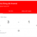 Arsenal giành trọn ba điểm trong cuộc đại chiến với Tottenham