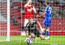 Phung phí cơ hội Arsenal ngậm ngùi mất điểm trên sân nhà Emirates