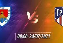Soi kèo Numancia vs Atletico Madrid, 00h00 ngày 24/7 – Giao hữu CLB