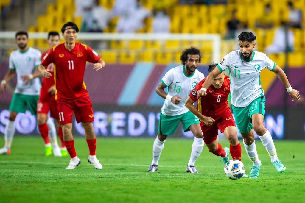 viet nam vs saudi arabia chenh lech trinh do thieu may man thua buon nhung cung dang
